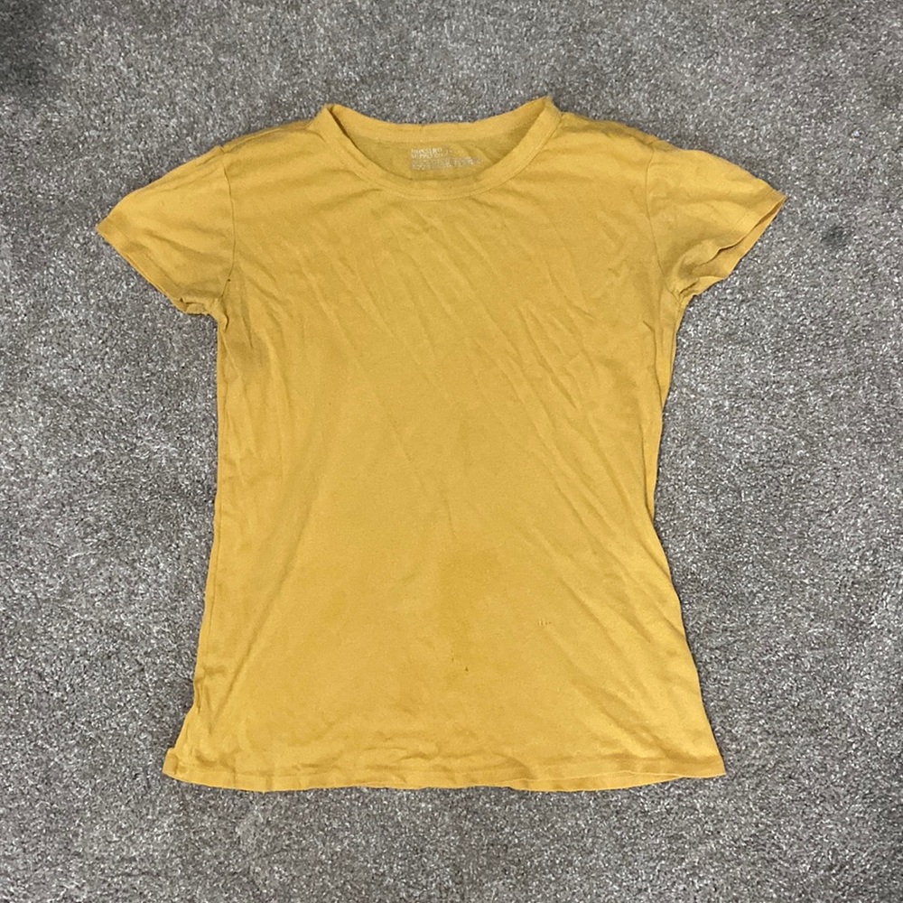 Yellow tee